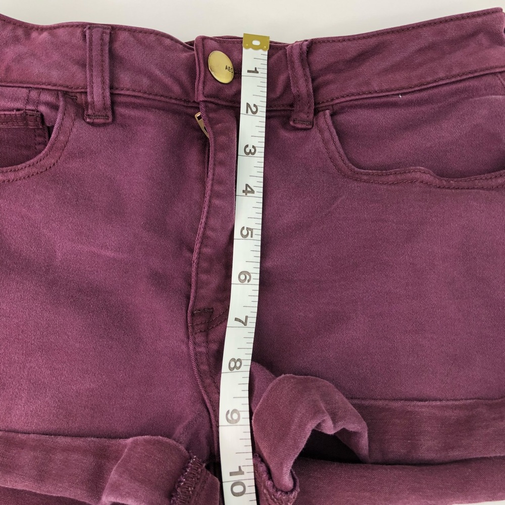 American Eagle Shorts Shortie 10 Red cutoffs jean - Picture 2 of 8